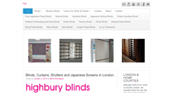 Desktop Screenshot of highburyblinds.co.uk